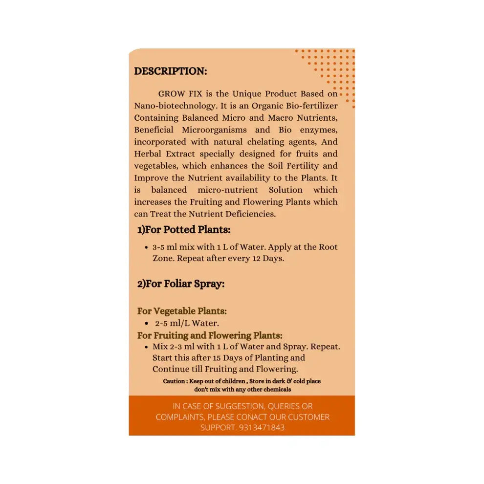 Biofics® Grow Fix | Growth booster