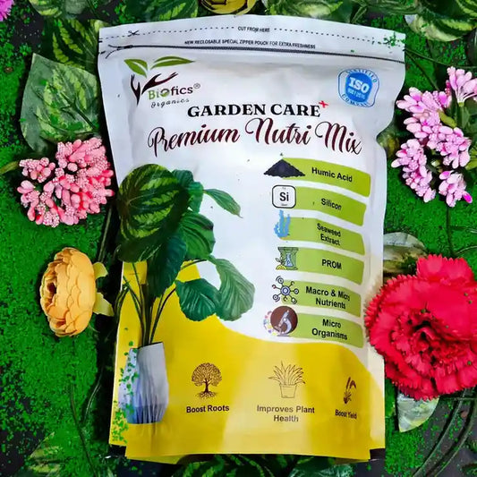 Biofics® Garden Care Granules | Premium Nutri Mix Organic Fertilizer for Complete Growth of plant 1 KG