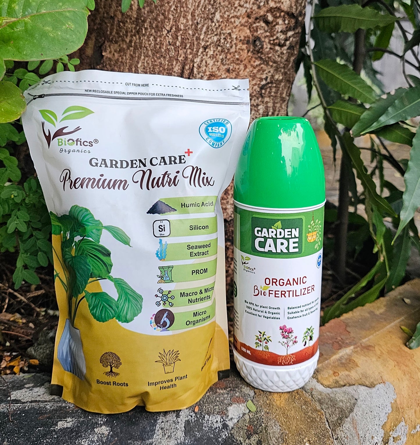 Biofics Garden Care Liquid Fertilizer & Granuels  Combo Offer