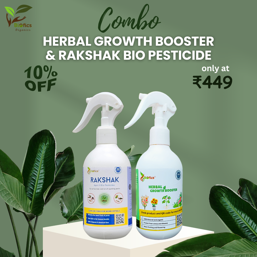 Herbal Growth Booster & Rakshak Bio-Pesticide Combo Offer 🎊🎊